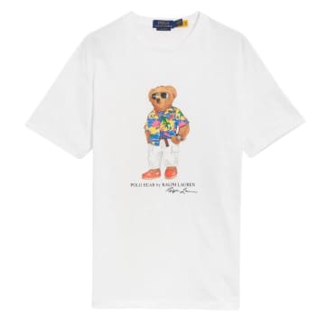 Shop Ralph Lauren Menswear Teddy Holiday T-shirt In White