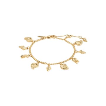 Shop Pilgrim Sea Bracelet In Gold
