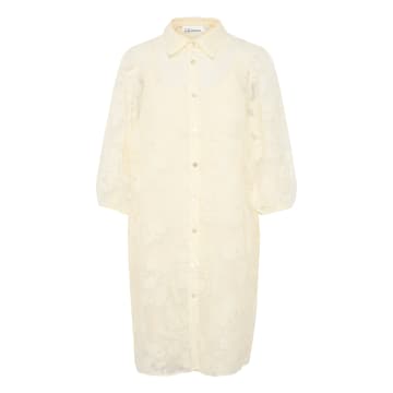 Shop Karen By Simonsen Nigellakb Dress | Egret In White