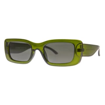 Shop Aj Morgan Cinematic Green Sunglasses