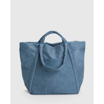 Shop Baggu Travel Cloud Bag In Blue