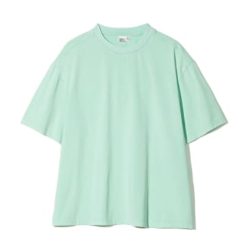 Shop Partimento Vintage Washed Tee In Mint In Green