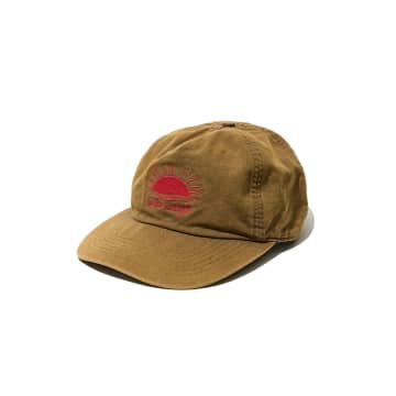 Shop Partimento Vintage Washed Sunlight Ball Cap In Brown Khaki