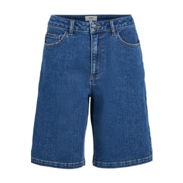Object Carol Medium Blue Denim Shorts