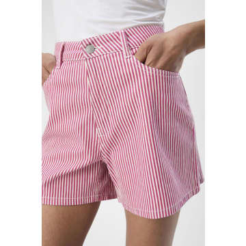Object Sola Sandshell Pink Pastel Twill Shorts