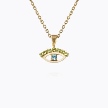 Shop Caroline Svedbom 'petite Green Eye' Necklace