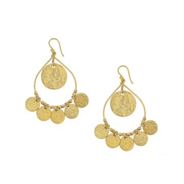 Ashiana Gold Greek Island Earrings