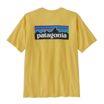 Shop Patagonia P-6 Logo Responsibili-tee® Milled Yellow