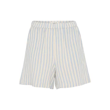Shop Soaked In Luxury Blue Stripes Belira Shorts