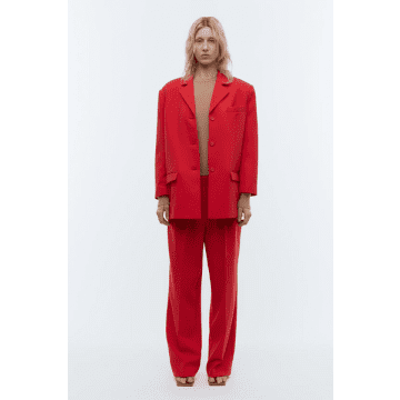 2ndday Carter Lollipop Suit Trousers In Red