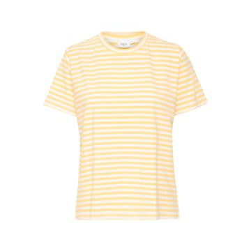 Shop Saint Tropez Yellow Stripe Emilia T-shirt