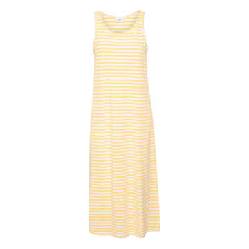 Saint Tropez Yellow Stripe Emilia Maxi Tank Dress