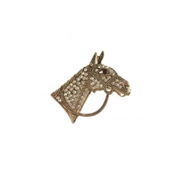 Shop Hot Tomato Portrait Of A Horse Brooch