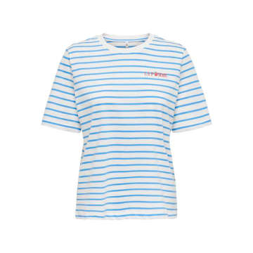 Shop Lark London Only La Pomme Short Sleeve T-shirt In Blue