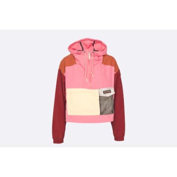 Shop Columbia Wmns Painted Peak Cropped Wind Jacket Pink Agave
