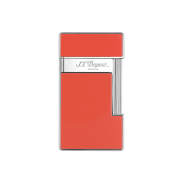 Shop St Dupont Accendino Dupont Slimmy Coral Chrome Art. 028006 In Pink