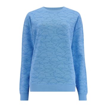 Shop Lark London Noah Sweatshirt In Blue