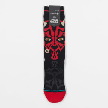 Shop Stance X Star Wars Maul Crew Socks In Black & Red