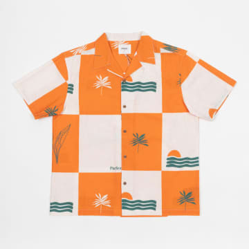 Shop Parlez Cabo Short Sleeve Shirt In Orange