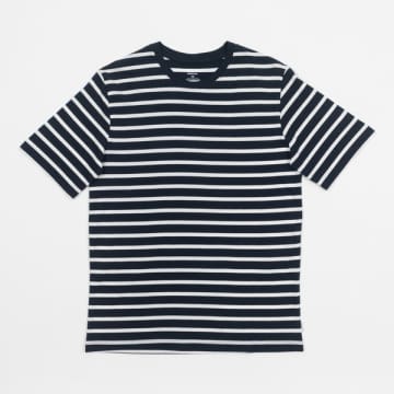 Shop Jack & Jones Basic Striped T-shirt In Navy In Blue