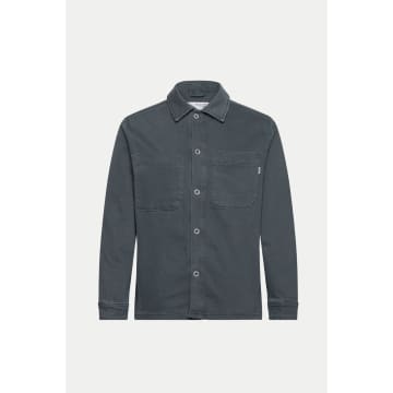 Shop Selected Homme Stormy Weather Jake Overshirt In Grey