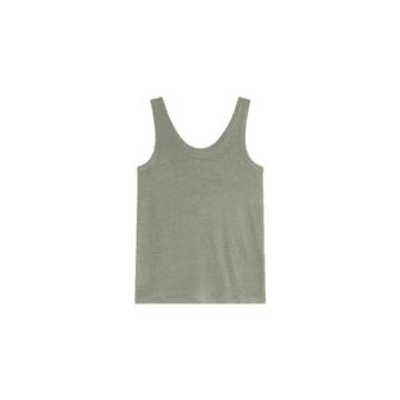 Shop Ese O Ese Tank Lino In Khaki From