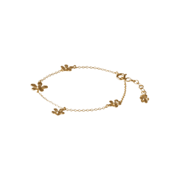 Shop Pernille Corydon Wild Poppy Bracelet In Gold