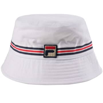 Shop Fila Jojo Bucket Hat In White