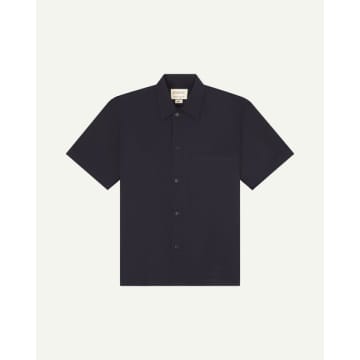 Shop Uskees Midnight Blue Lightweight Short Sleeve Shirt