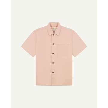 Shop Uskees Dusty Pink Lightweight Short Sleeve Shirt