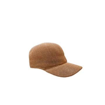 Black Colour Hat -camel In Brown