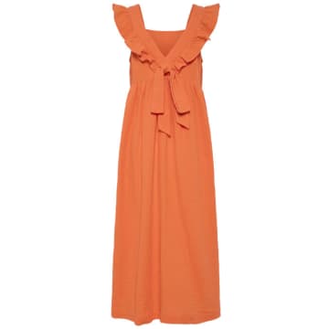 Shop Y.a.s. Vimola Dress Vermillion Orange