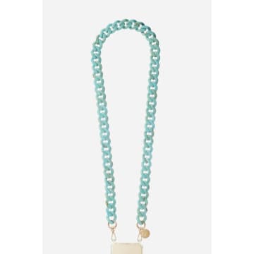 La Coque Francaise Gia Phone Chain In Green