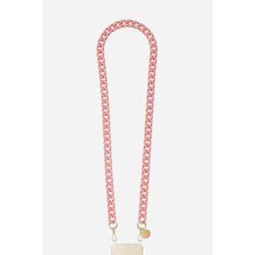 La Coque Francaise Sarah Phone Chain In Pink
