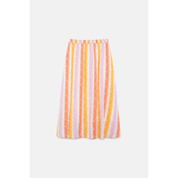 Compañía Fantástica Striped Skirt In Multi