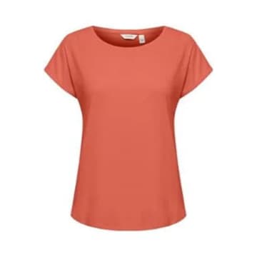 Shop B.young 20804205 Pamila T-shirt In Cayenne In Red