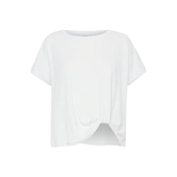 Shop B.young Steffi T Shirt In Marshmallow Mix In Red