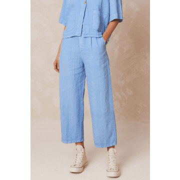 Shop Indi And Cold Glacial Blue Trousers