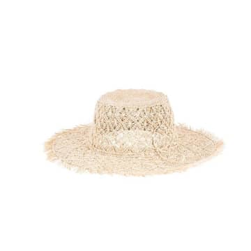 Bagatelle Chapeau Milton Hat In Light Brown In Gold