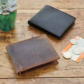 The Paper High Gift Co. Leather Wallet In Multi