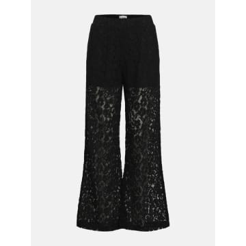 Shop Object Ritta Lace Trousers In Black