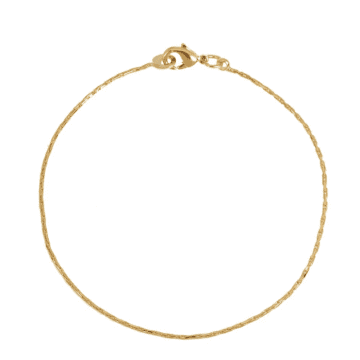Shop Les Cléias Plaqué Or Gold -plated Susane Chain Bracelet
