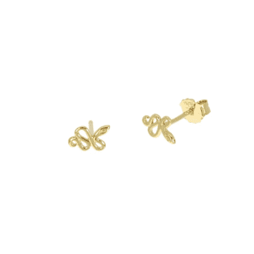 Shop Les Cléias Plaqué Or Earn Nails In Serpa Gold Plated