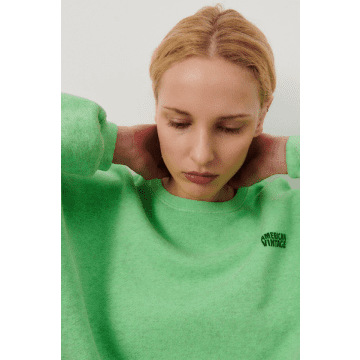 Shop American Vintage Doven Overdyed Parakeet Sweatshirt