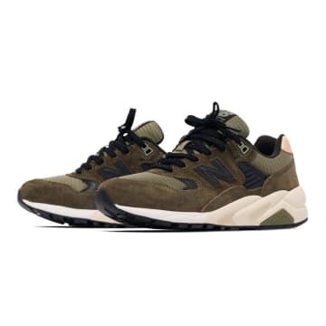 Shop New Balance Mt580adc Dark Olive & Dolce In Green