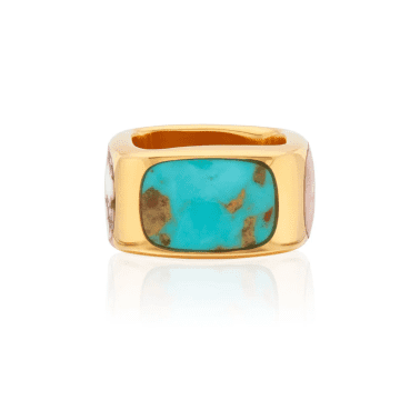 Shop Anna Beck Cushion Multi Stone Ring In Gold