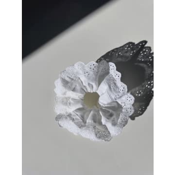 Shop Solar Eclipse - Giant Broderie Anglaise Lace Scrunchie