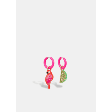 Shop Essentiel Antwerp Farry Earrings In Pink