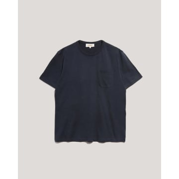 Shop Ymc You Must Create Earth Wild Ones Pocket T-shirt Navy In Blue