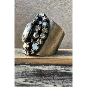 Peter Lang Oval Ring In Black